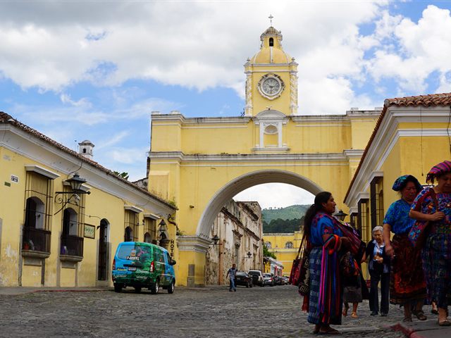 The Santa Catalina arch, Antigua Guatemala The Santa Catalina arch, Antigua Guatemala